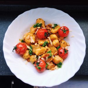 Suesskartoffel Gnocchi & Baerlauchpesto