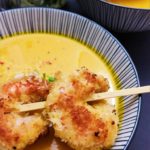Asiatische Kuerbissuppe