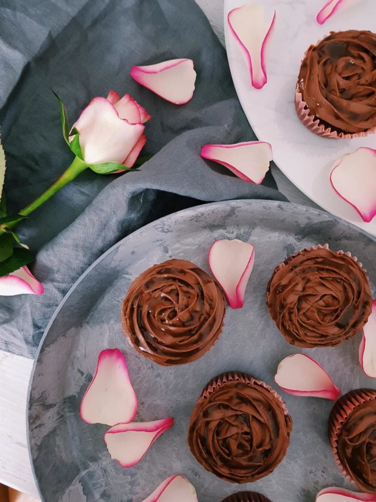 Herren-Cupcake mit Salzkaramell - fructosearm und lactosefrei