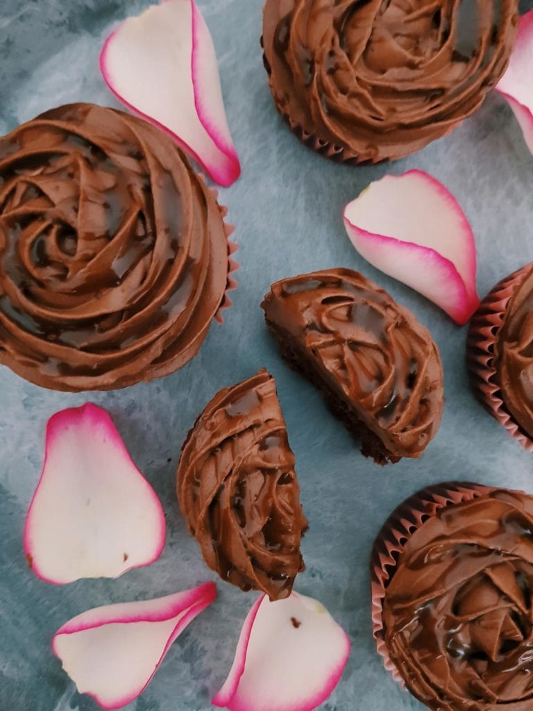 Herren-Cupcake mit Salzkaramell - fructosearm und lactosefrei