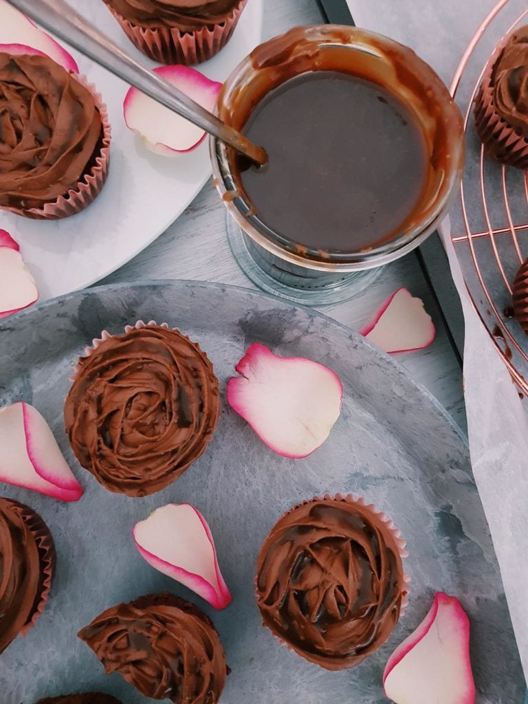 Herren-Cupcake mit Salzkaramell - fructosearm und lactosefrei