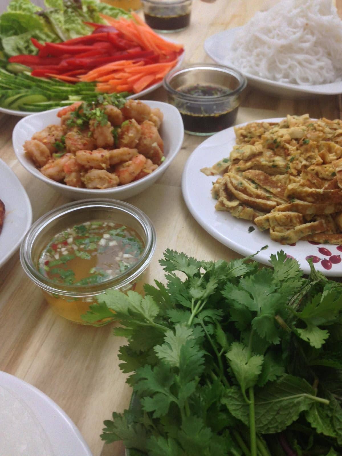 Vietnamesische Sommerrollen - fructosearmes Rezept