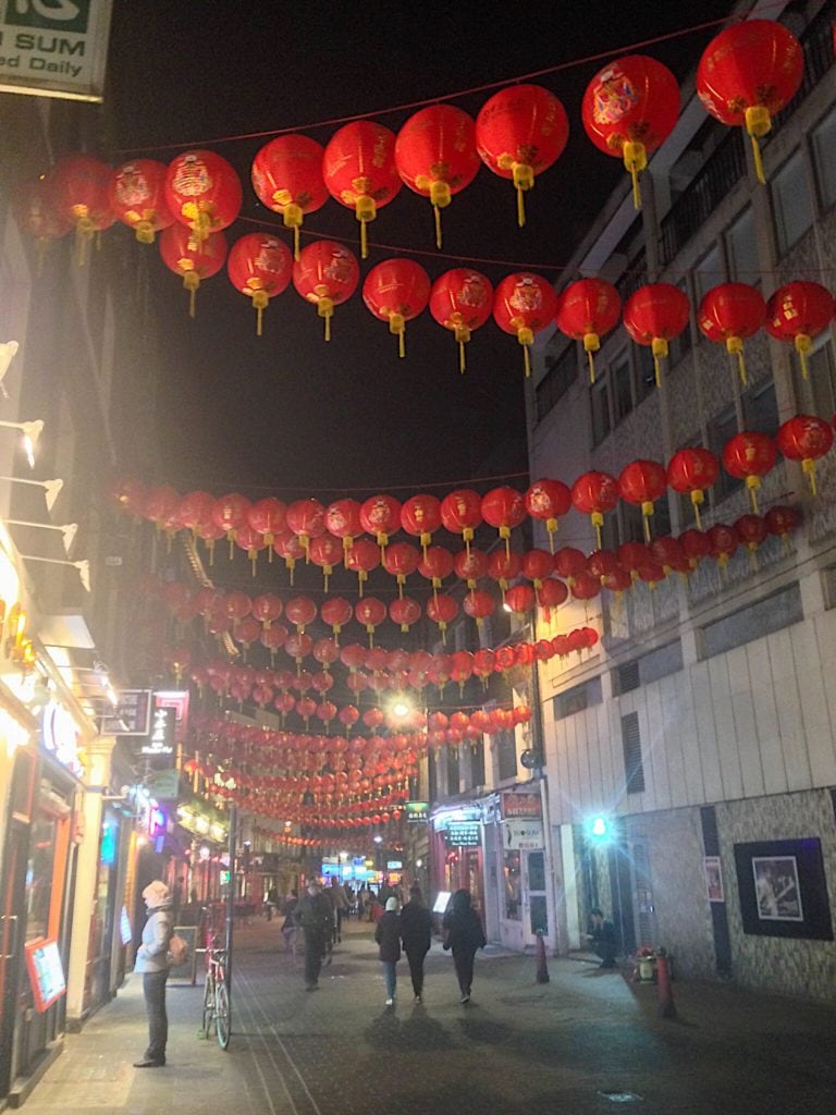 China Town in London - low budget london