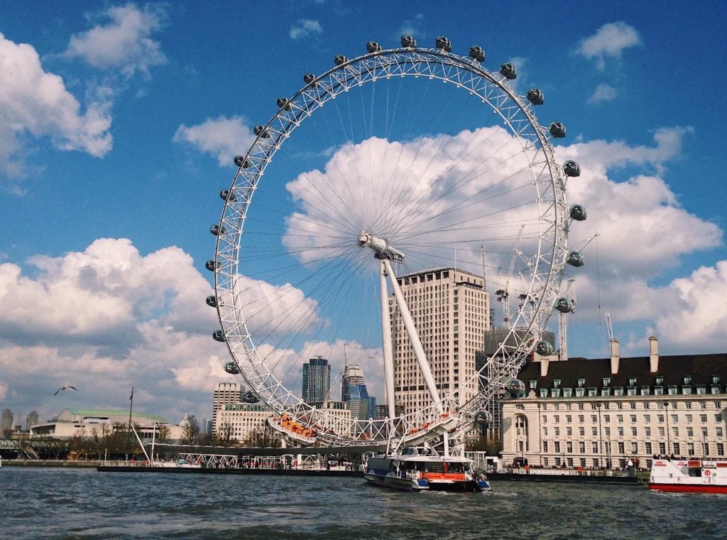 London Eye - low budget london