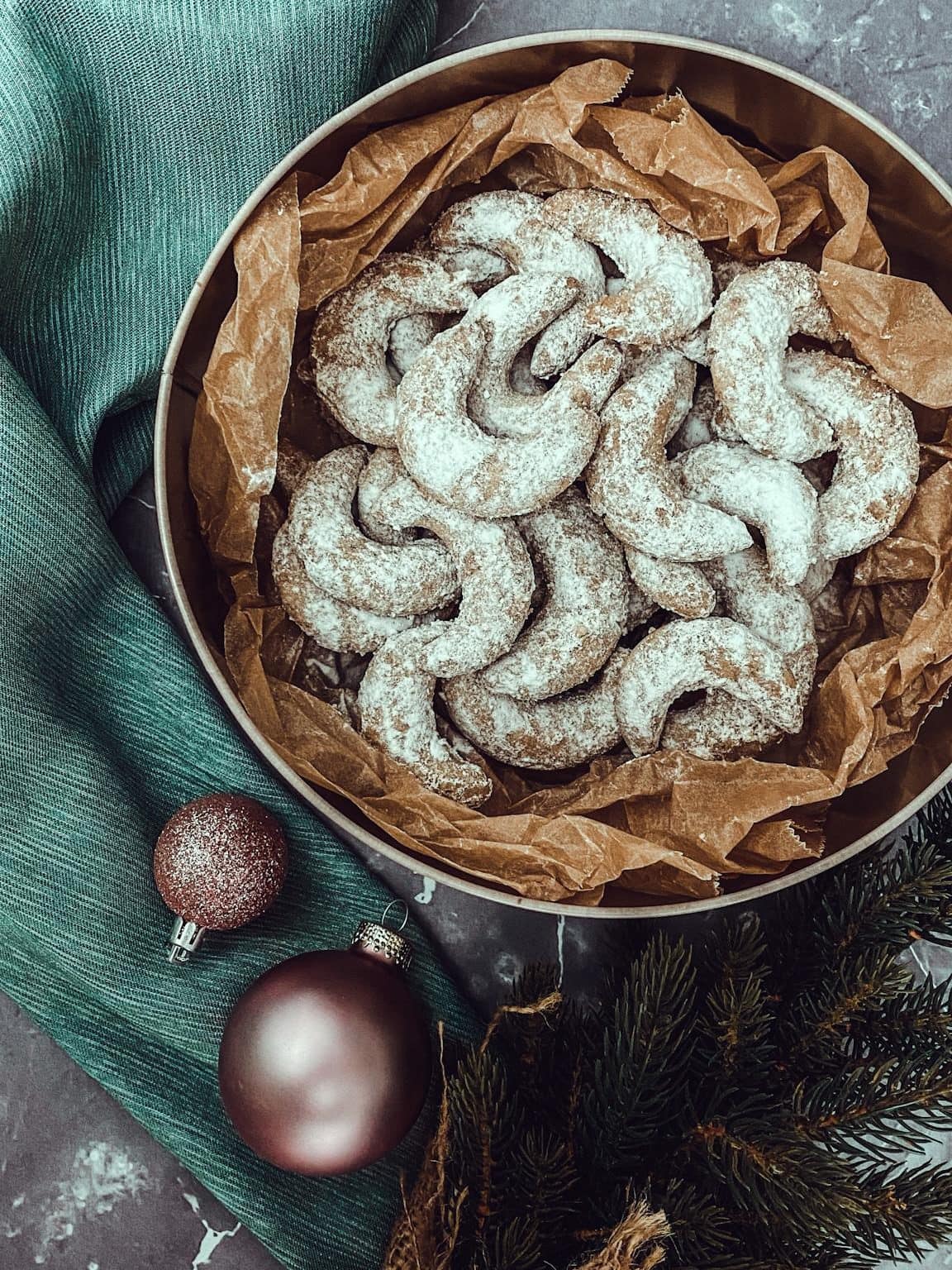 Vegane Vanillekipferl und Spekulatiuskipferl Rezept