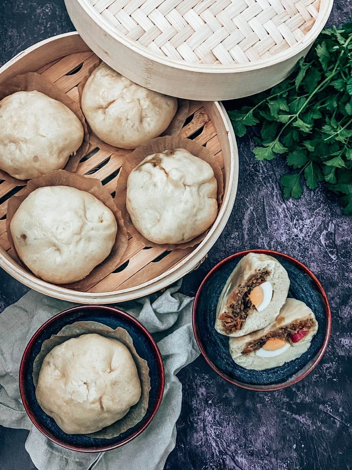 Banh Bao - vietnamesisch gefüllte Hefeklöße