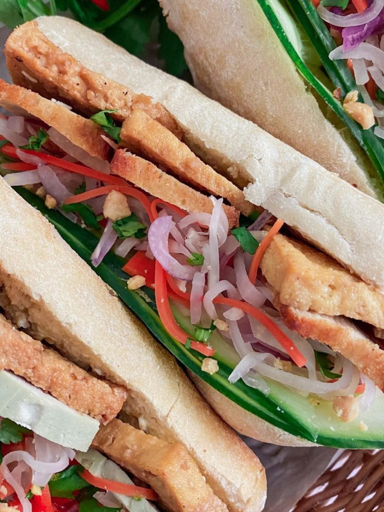 Banh mi - vietnamesisches Sandwich vegan