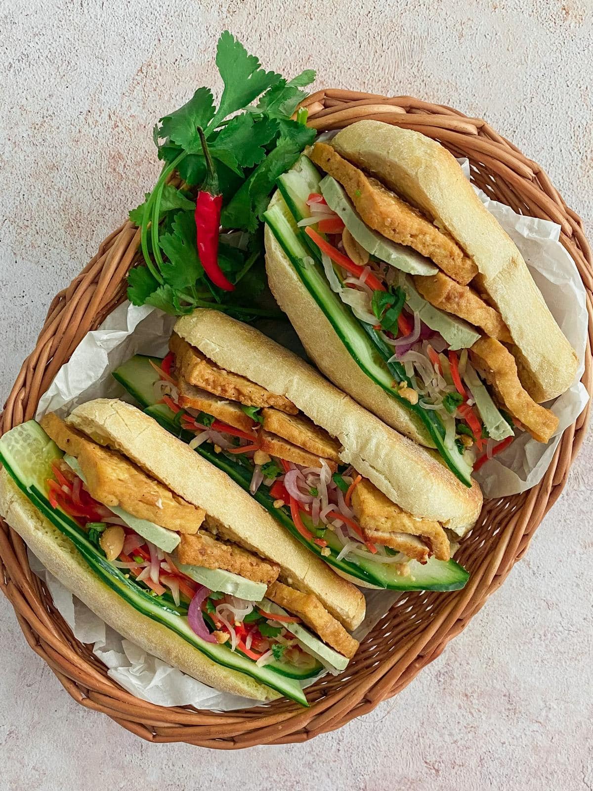 Banh Mi - vietnamesisches Sandwich vegan