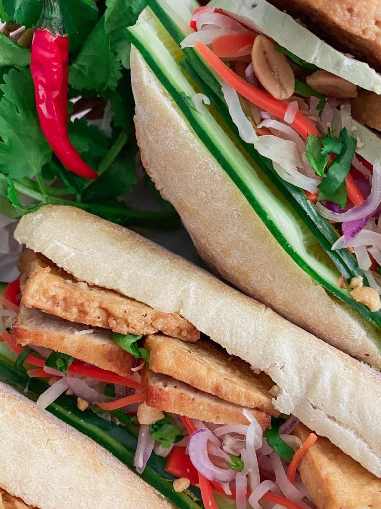 Banh Mi - vietnamesisches Sandwich vegan