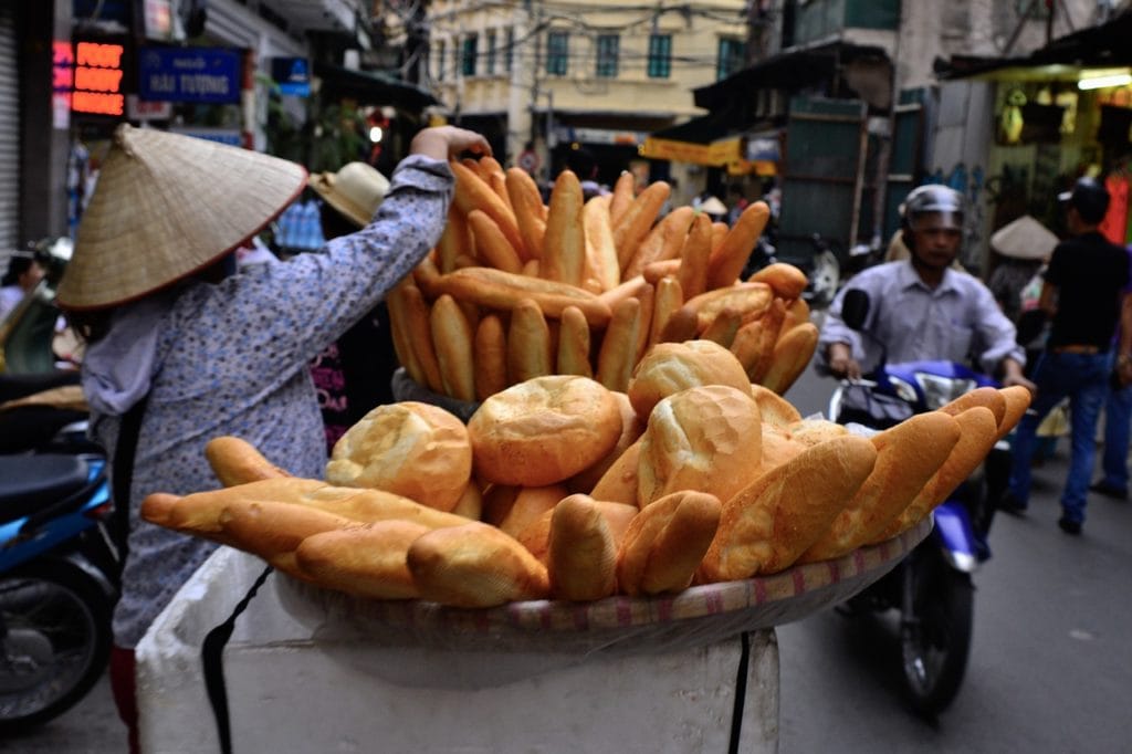 Banh Mi Verkauf in Vietnam