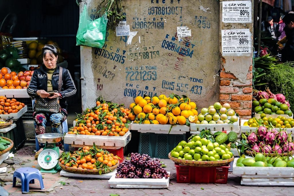 Vietnam Obststand