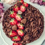 Rezept einfache Schoko-Erdbeer-Torte