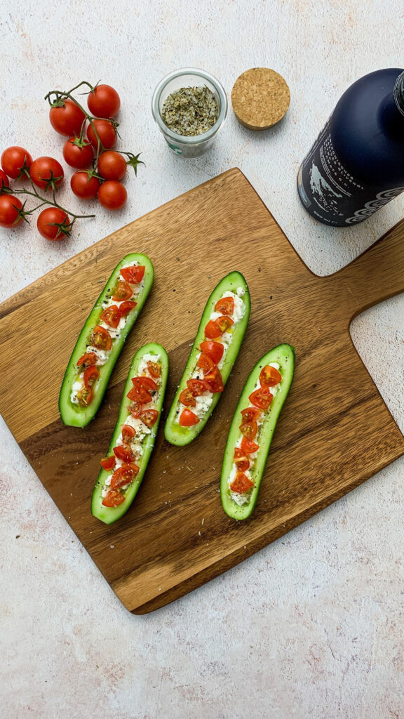 High Protein Gurkenschiffchen