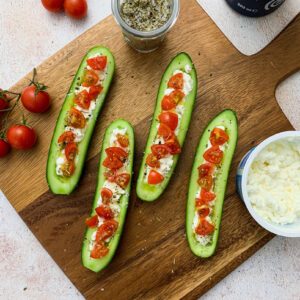 High Protein Gurkenschiffchen Rezept