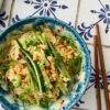 Asiatische Nudeln mit Erdnusssauce