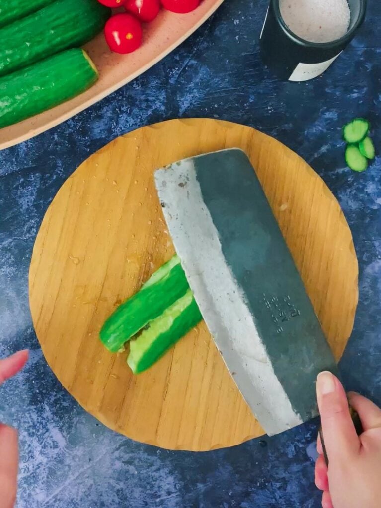 Rezept Smashed Cucumber Salad