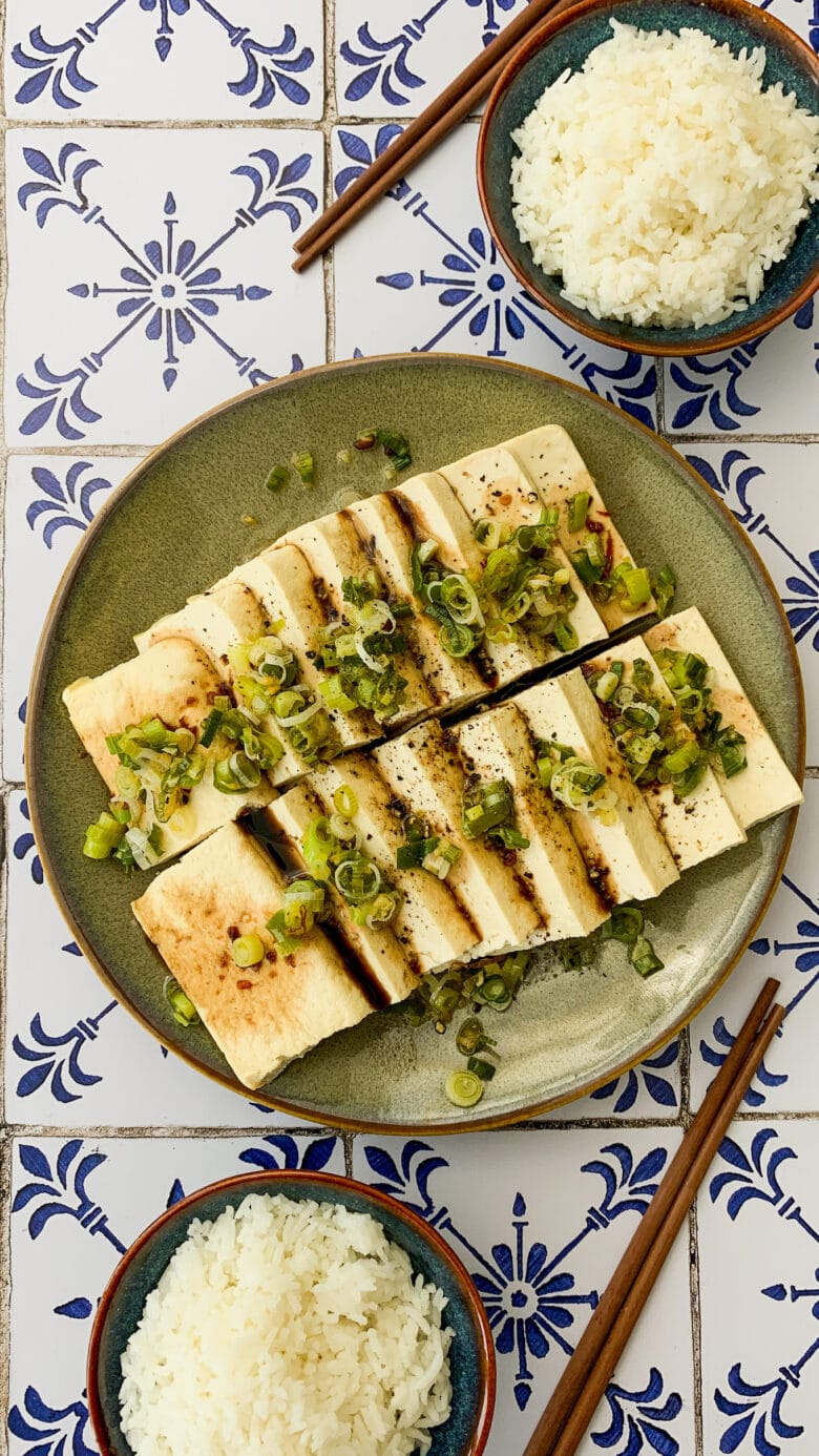Tofu in würziger Sauce