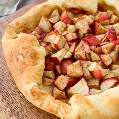 Schnellste, knusprige Apfeltarte mit Blätterteig - Mimi &amp; Rose Food Love