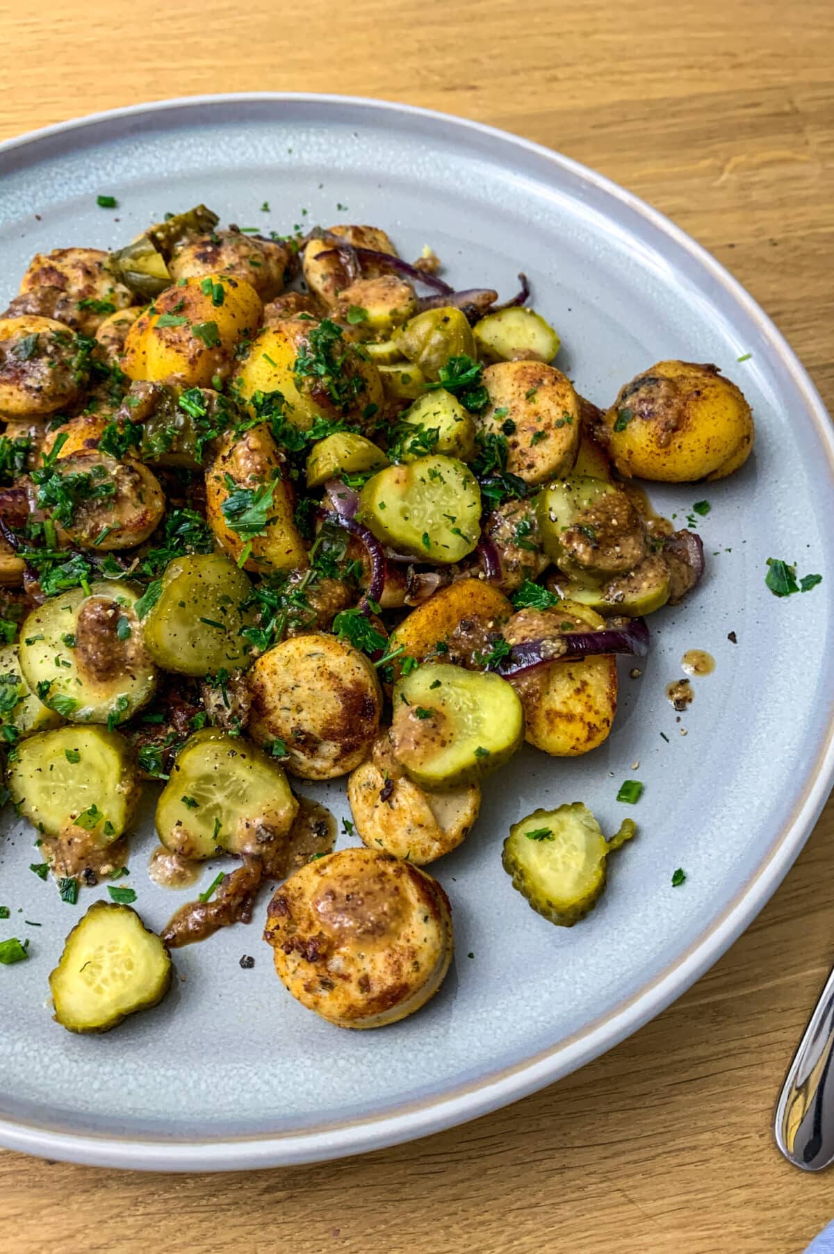 Bayerisch mal anders: Schneller Knödelpfanne mit Weißwurst - Mimi ...