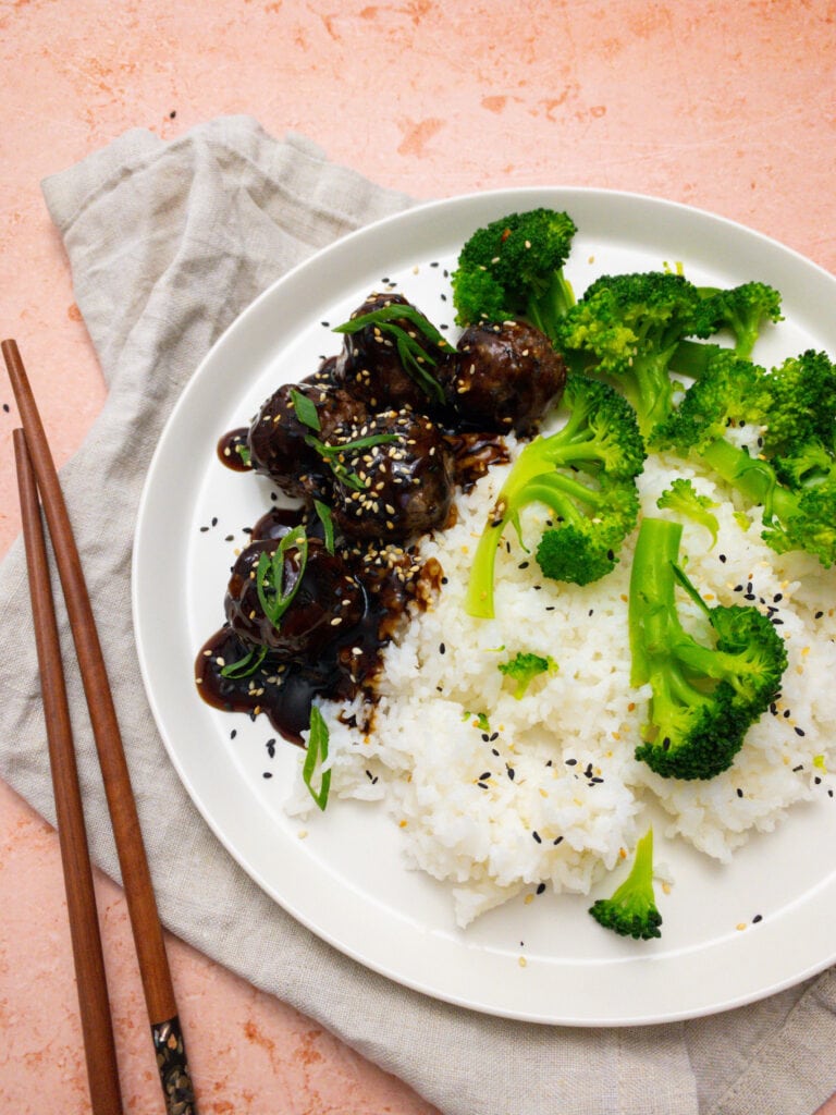 Teriyaki-Bällchen