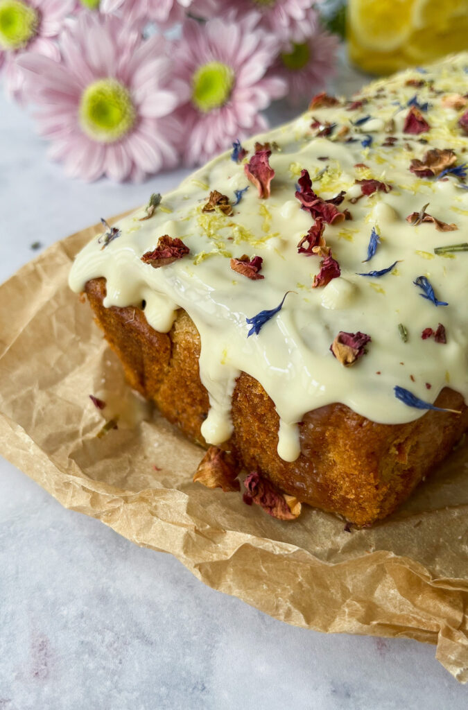 veganer Zitronenkastenkuchen