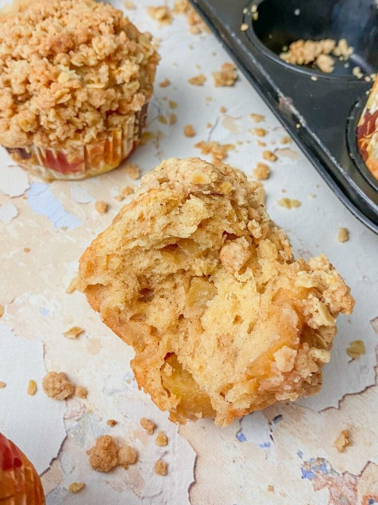 Saftige Apfel-Streusel-Muffins