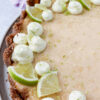 Key Lime Pie mit Keksboden