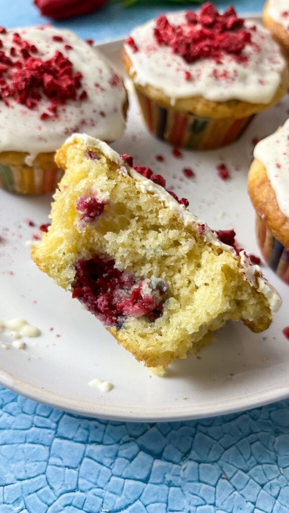 Muffins mit Himbeeren