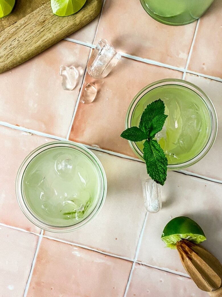 erfrischende, selbstgemachte, vietnamesische Limetten-Limonade