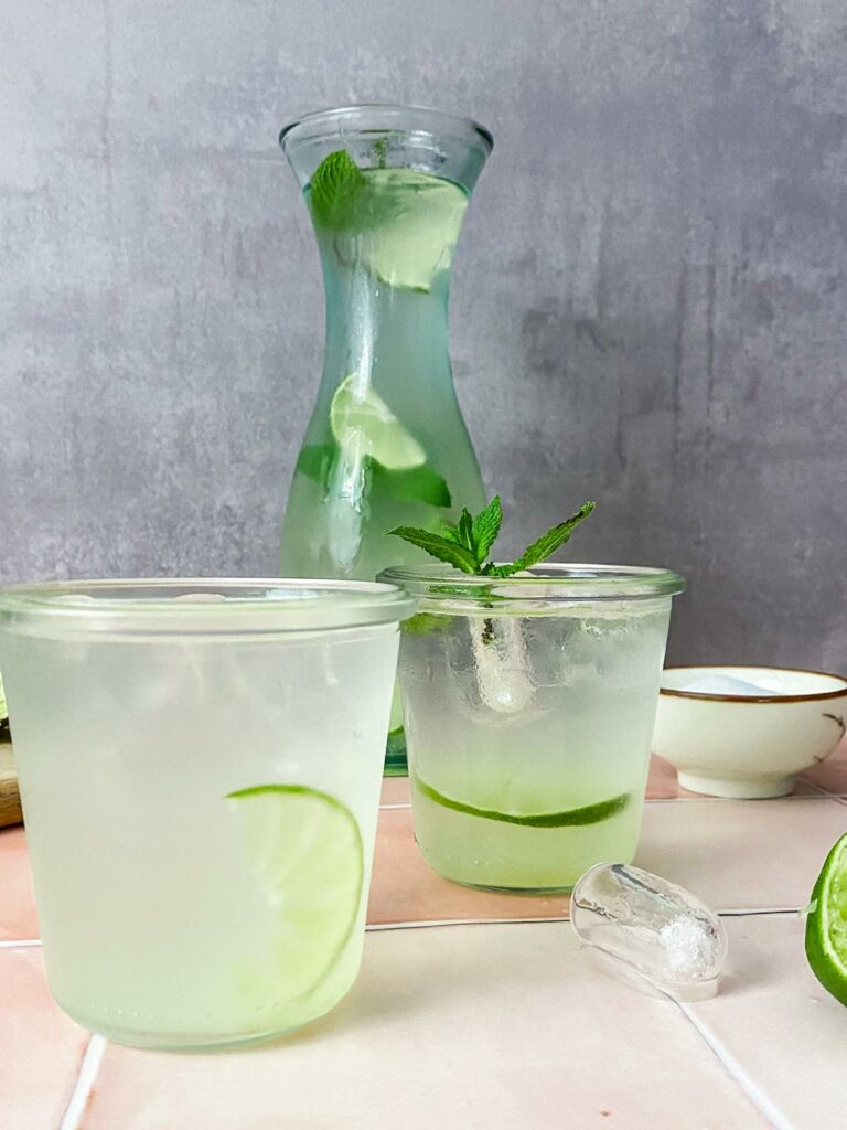 erfrischende, selbstgemachte, vietnamesische Limetten-Limonade