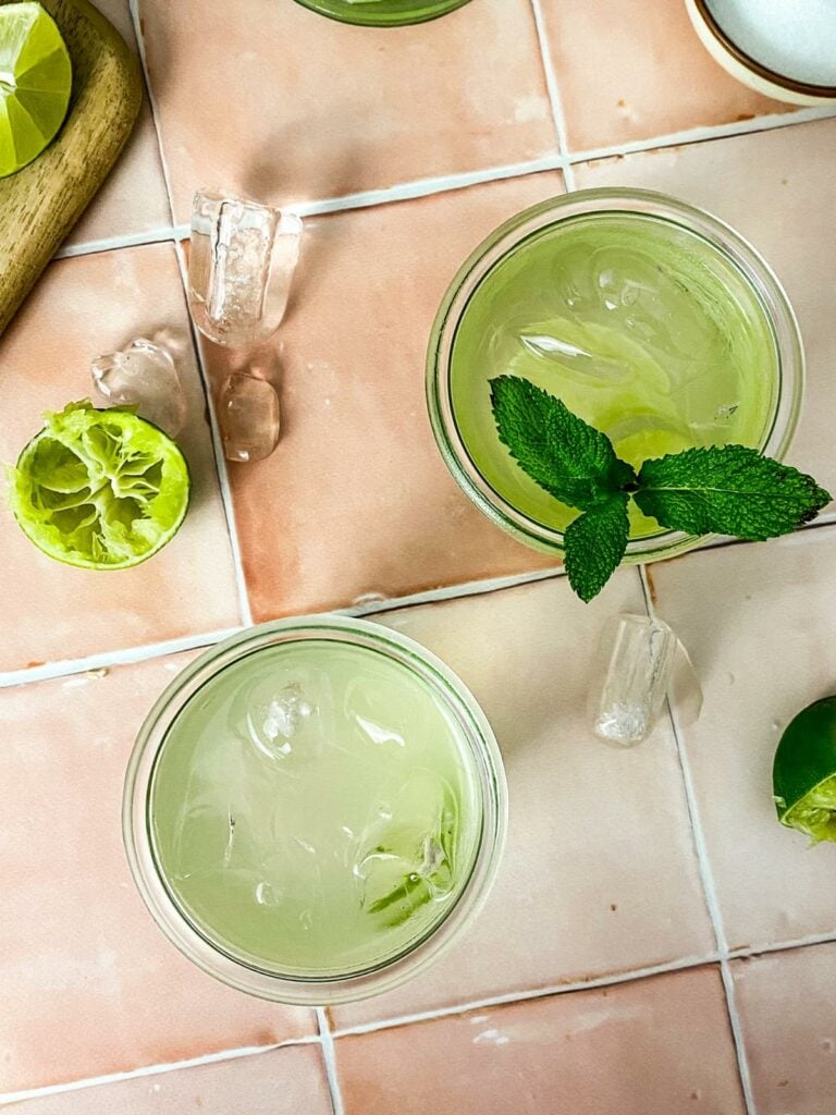 erfrischende, selbstgemachte, vietnamesische Limetten-Limonade