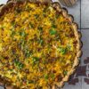 Kürbisquiche mit Speck