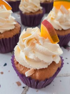 Mango-Kokos-Cupcakes - einfaches Rezept