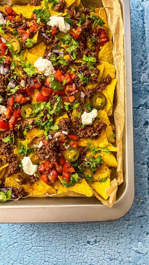 Überbackene Nachos