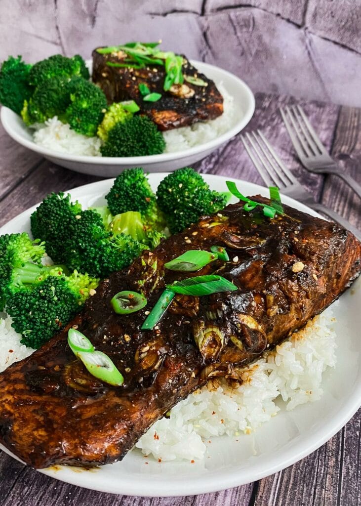 Teriyaki-Lachs einfach asiatisch kochen, schnelle Feierabendküche