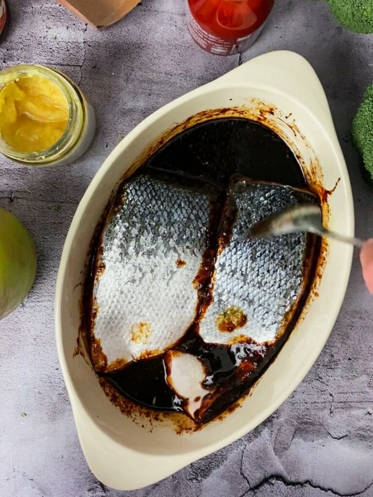 Teriyaki-Lachs - einfaches Rezept für die Heißtluftfritteuse