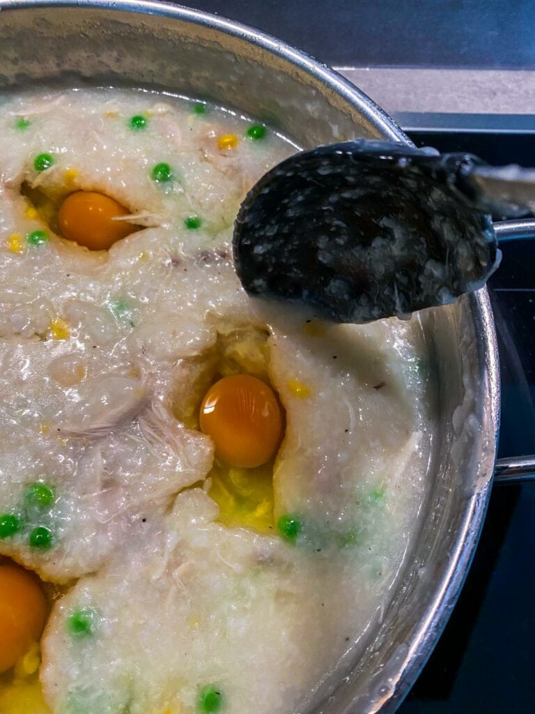 Cháo Gà, vietnamesische Reissuppe mit Hühnchen - einfaches, authentisches Rezept