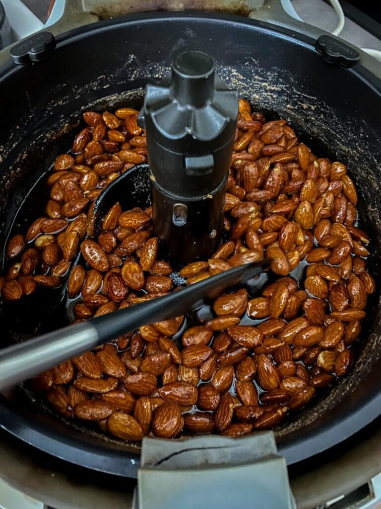 Gebrannte Mandeln aus der Heißtluftfritteuse - einfaches Rezept