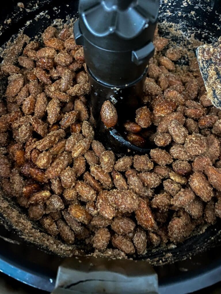 Gebrannte Mandeln aus der Heißtluftfritteuse - einfaches Rezept