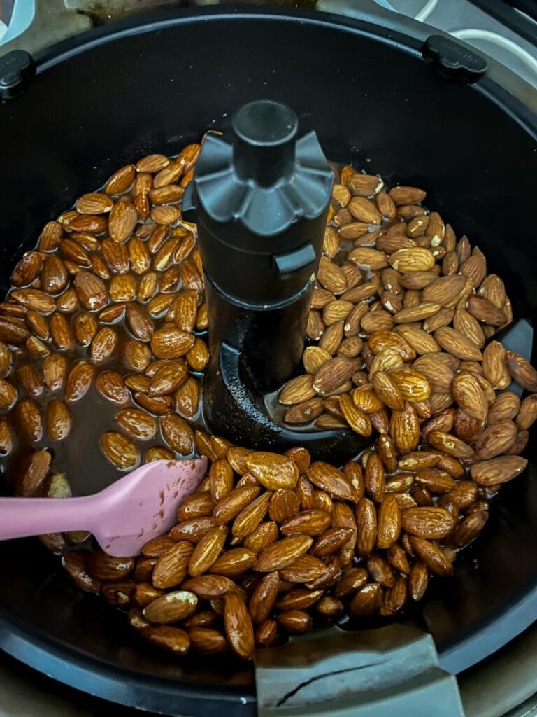 Gebrannte Mandeln aus der Heißtluftfritteuse - einfaches Rezept