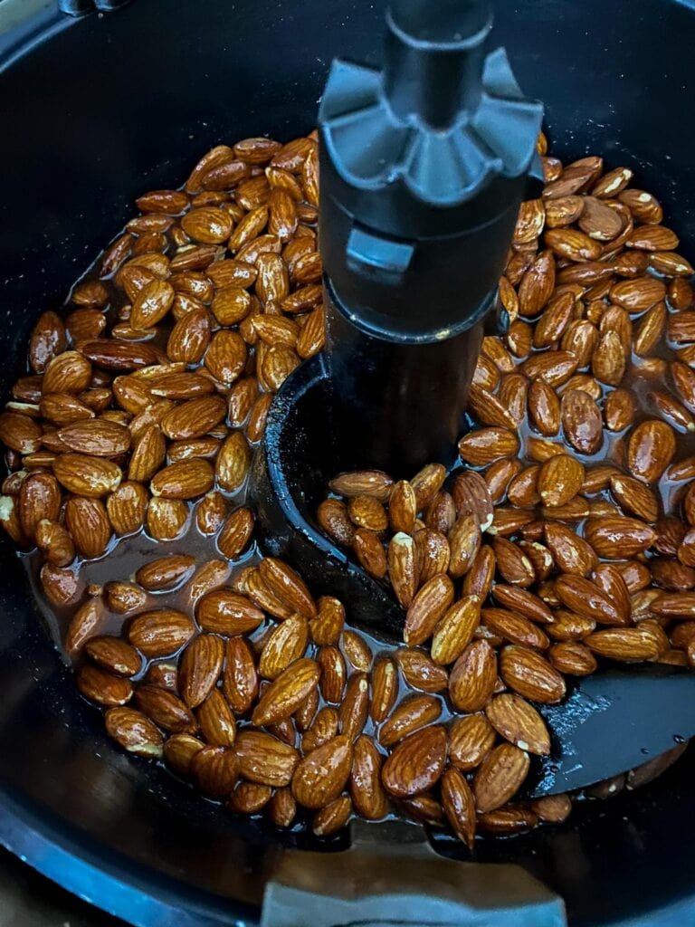 Gebrannte Mandeln aus der Heißtluftfritteuse - einfaches Rezept