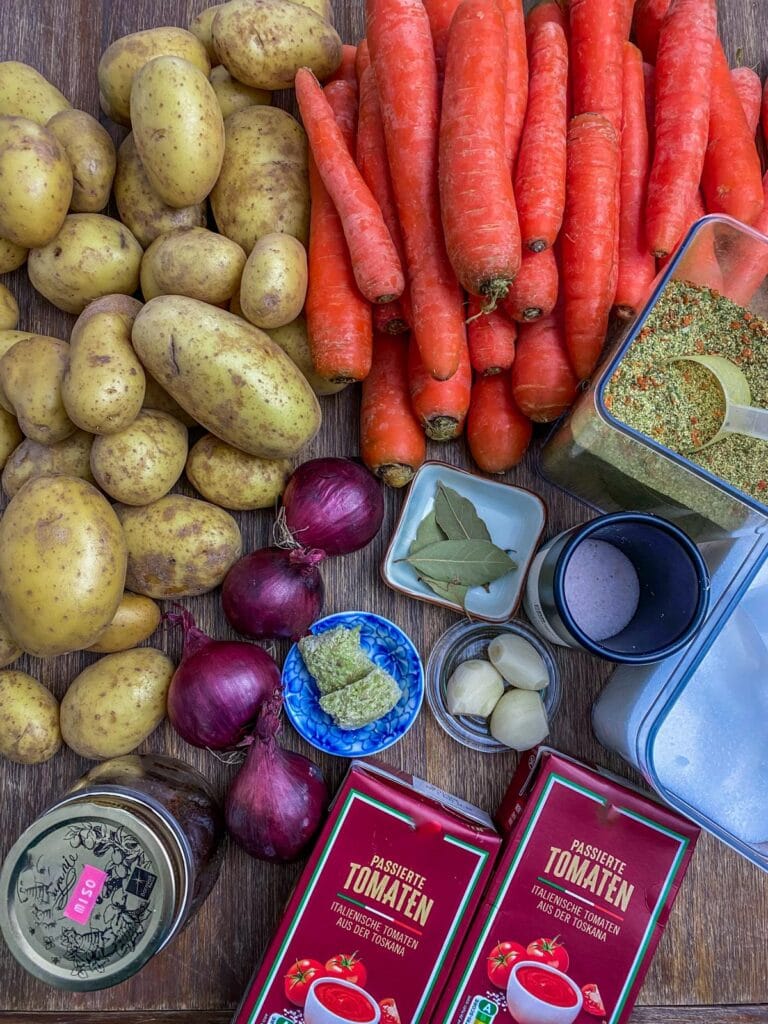 Einfacher Eintopf mit Gemüse Rezept