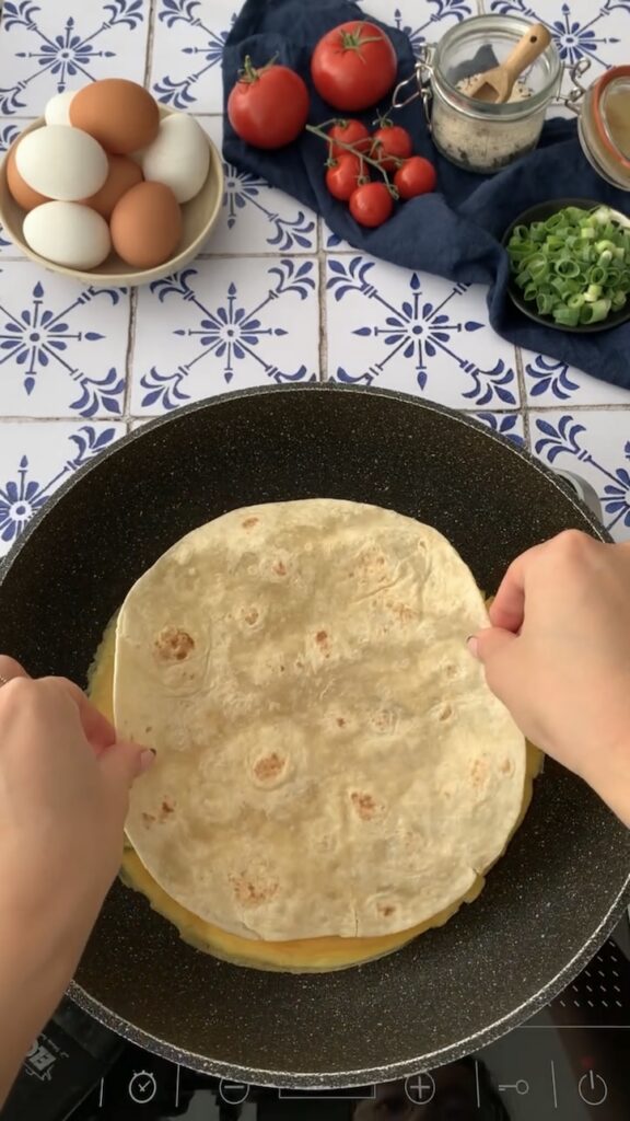 Protein Wrap mit Ei