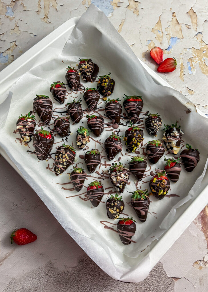 Schoko-Erdbeeren Rezept