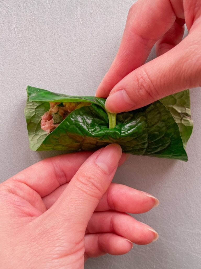 Chả Lá Lốt - vietnamesische Hackfleichröllchen in Pfefferblättern