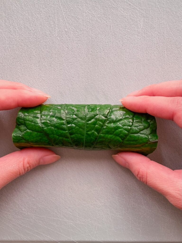 Chả Lá Lốt - vietnamesische Hackfleichröllchen in Pfefferblättern