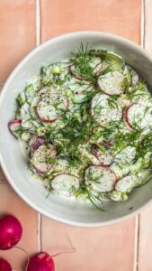 Gurken-Radieschen-Salat