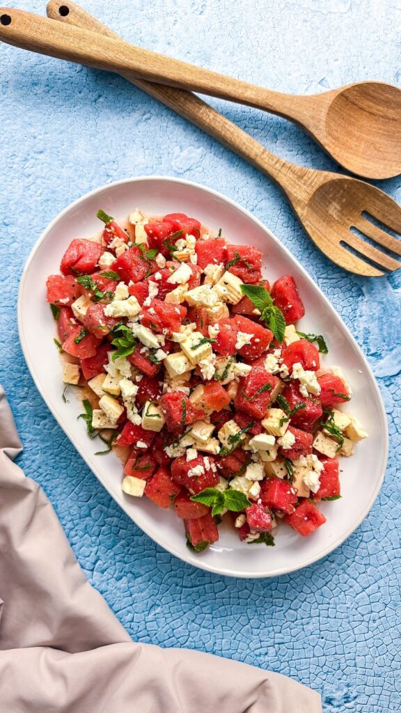 Wassermelonen-Feta-Salat