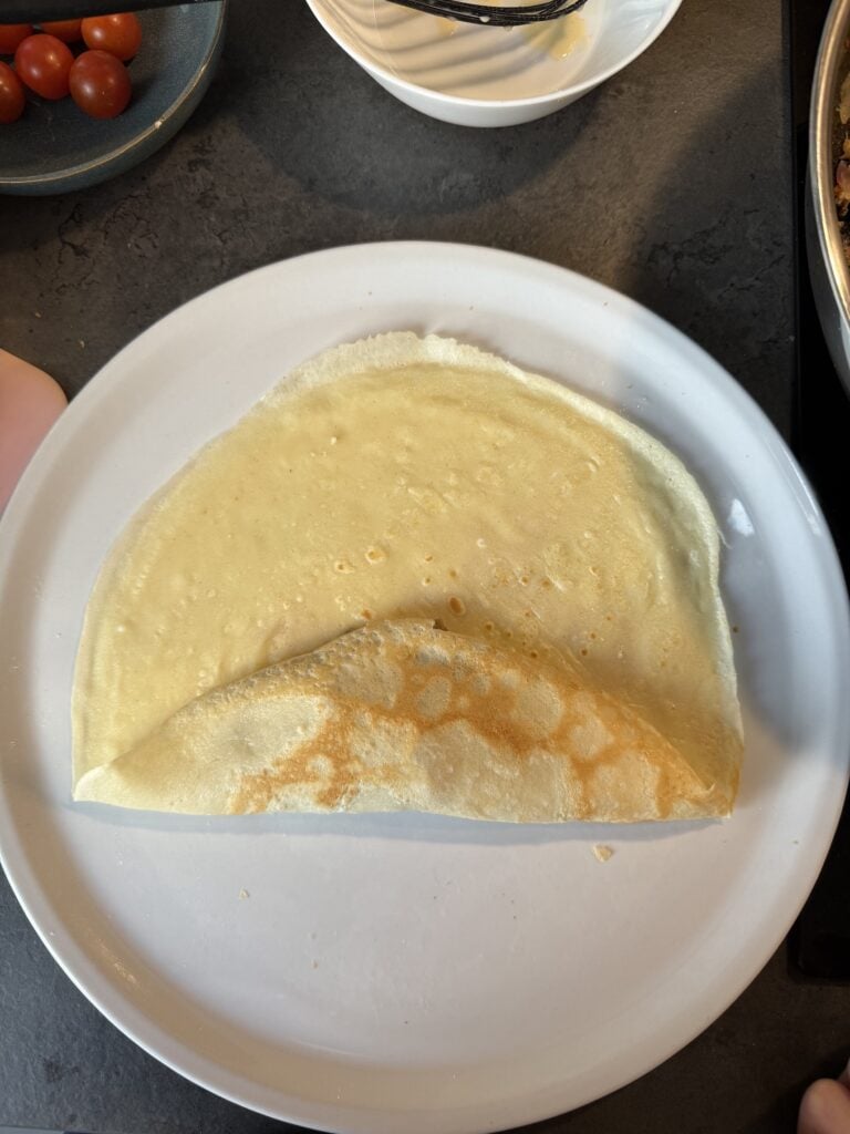 Gefuellte Pfannkuchen selber machen