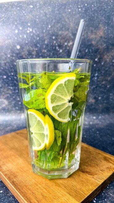 Frischer Minztee